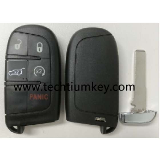 433Mhz 4A chip FCC:M3N-40821302 4+1  button remote key for 2017-2021 Jeep Compass