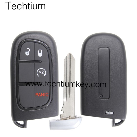 433Mhz 46 chip FCC:GQ4-54T 3+1 button remote key for RAM
