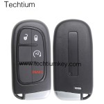 433Mhz 46 chip FCC:GQ4-54T 3+1 button remote key for RAM
