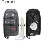 433Mhz 46 chip FCC:M3N40821302 keyless 4+1 button remote key for Chrysler 2011-2017, Dodge 2011-2017