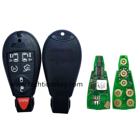 433Mhz ID46&7953 Chip FCC:5026591AK IYZ-C01C/M3N5WY783X keyless 6+1 button remote key for Chrylser,Jeep,Dodge