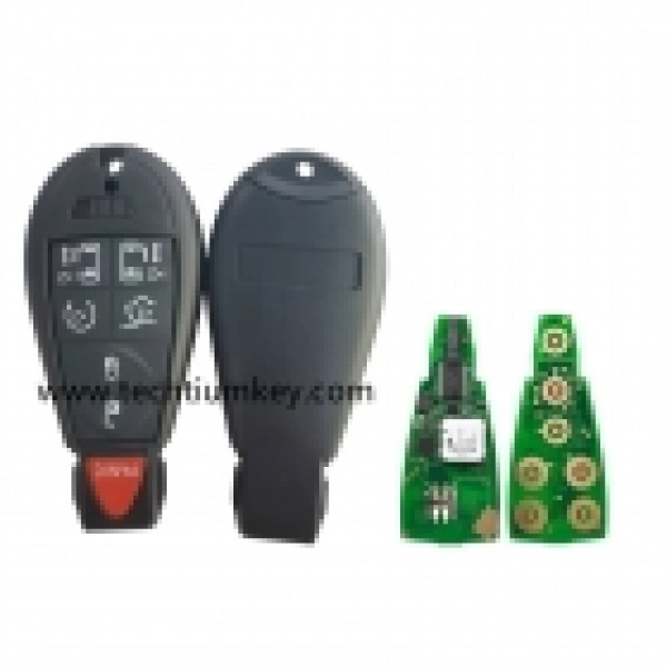 433Mhz ID46&7953 Chip FCC:5026591AK IYZ-C01C/M3N5WY783X keyless 6+1 button remote key for Chrylser,Jeep,Dodge
