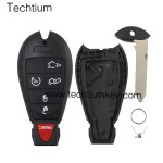 433Mhz ID46&7953 Chip FCC:5026591AK IYZ-C01C/M3N5WY783X keyless 5+1 button remote key for Chrylser,Jeep,Dodge