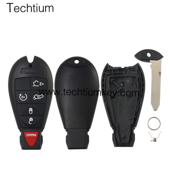 433Mhz ID46&7953 Chip FCC:5026591AK IYZ-C01C/M3N5WY783X keyless 5+1 button remote key for Chrylser,Jeep,Dodge