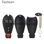 433Mhz ID46&7953 Chip FCC:5026591AK IYZ-C01C/M3N5WY783X keyless 4+1 button remote key for Chrylser,Jeep,Dodge