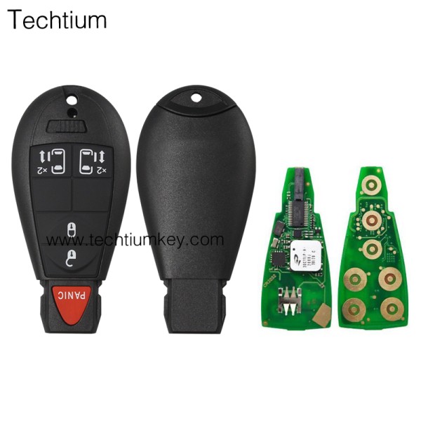 433Mhz ID46&7953 Chip FCC:5026591AK IYZ-C01C/M3N5WY783X keyless 4+1 button remote key for Chrylser,Jeep,Dodge
