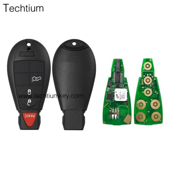 433Mhz ID46&7953 Chip FCC:5026591AK IYZ-C01C/M3N5WY783X keyless 3+1 button remote key for Chrylser,Jeep,Dodge