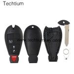 433Mhz ID46&7953 Chip FCC:5026591AK IYZ-C01C/M3N5WY783X keyless 3+1 button remote key for Chrylser,Jeep,Dodge