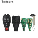 433Mhz 7961&4A Chip FCCID: GQ4-53T 6+1  button remote key for Chrylser,Jeep,Dodge