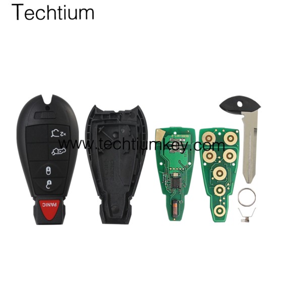 433Mhz 7961&4A Chip FCCID: GQ4-53T 4+1  button remote key for Chrylser,Jeep,Dodge