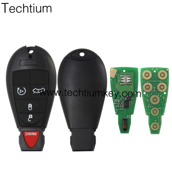 433Mhz 7961&4A Chip FCCID: GQ4-53T 4+1  button remote key for Chrylser,Jeep,Dodge