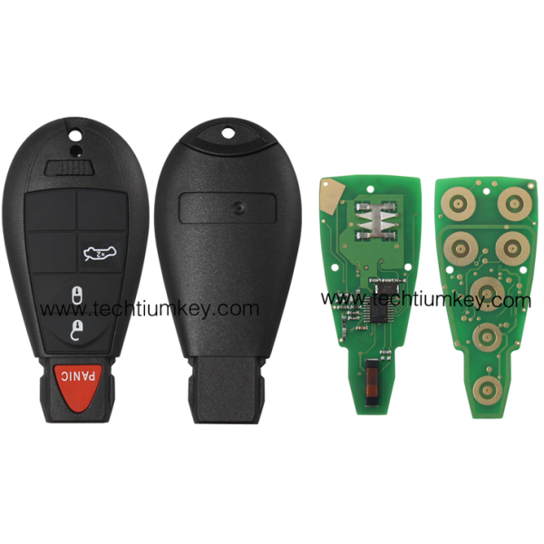 433Mhz 7961&4A Chip FCCID: GQ4-53T 3+1  button remote key for Chrylser,Jeep,Dodge