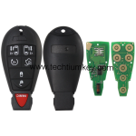 433Mhz 7961&46 Chip FCCID: GQ4-53T 6+1  button remote key for Chrylser,Jeep,Dodge