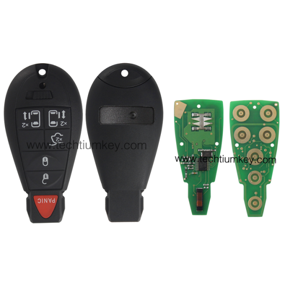 433Mhz 7961&46 Chip FCCID: GQ4-53T 5+1  button remote key for Chrylser,Jeep,Dodge