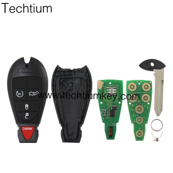 433Mhz 7961&46 Chip FCCID: GQ4-53T 4+1  button remote key for Chrylser,Jeep,Dodge