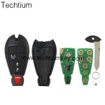 433Mhz 7961&46 Chip FCCID: GQ4-53T 3+1  button remote key for Chrylser,Jeep,Dodge