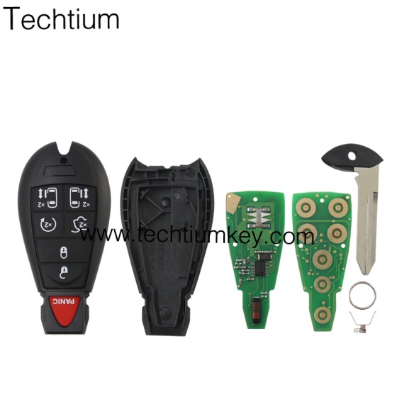 433Mhz 7941&46 Chip FCCID: M3N5WY783X IYZ-C01C 6+1  button remote key for Chrylser,Jeep,Dodge