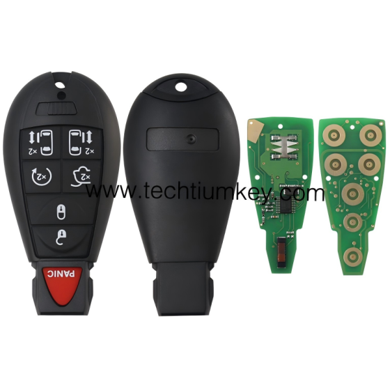 433Mhz 7941&46 Chip FCCID: M3N5WY783X IYZ-C01C 6+1  button remote key for Chrylser,Jeep,Dodge