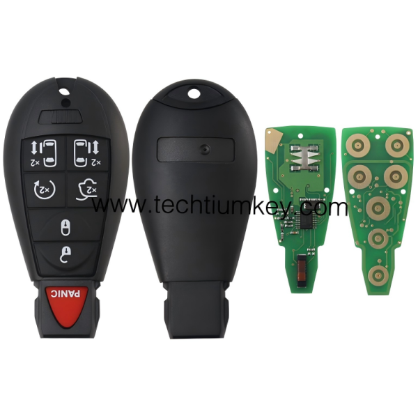433Mhz 7941&46 Chip FCCID: M3N5WY783X IYZ-C01C 6+1  button remote key for Chrylser,Jeep,Dodge
