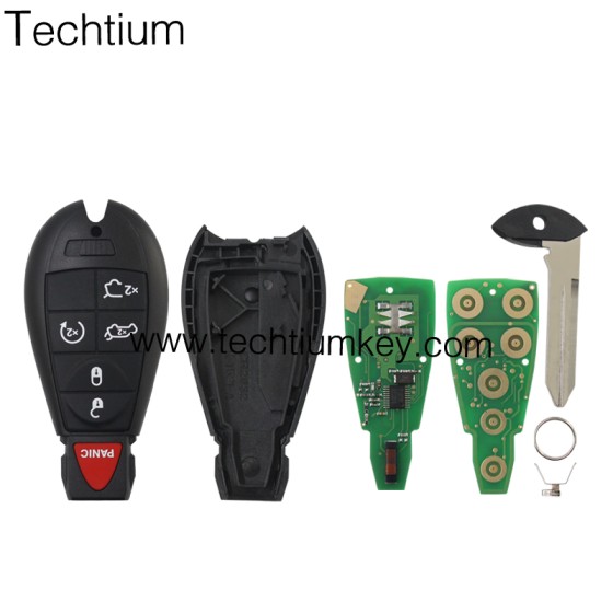 433Mhz 7941&46 Chip FCCID: M3N5WY783X IYZ-C01C 5+1  button remote key for Chrylser,Jeep,Dodge