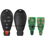433Mhz 7941&46 Chip FCCID: M3N5WY783X IYZ-C01C 5+1  button remote key for Chrylser,Jeep,Dodge