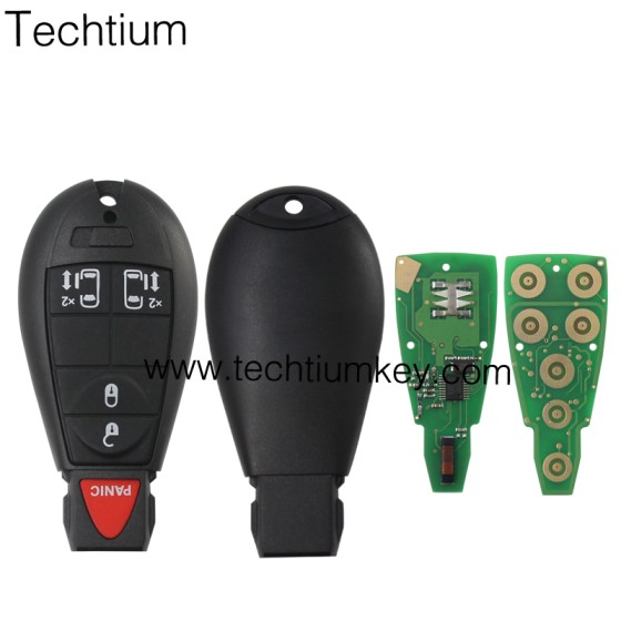 433Mhz 7941&46 Chip FCCID: M3N5WY783X IYZ-C01C 4+1  button remote key for Chrylser,Jeep,Dodge