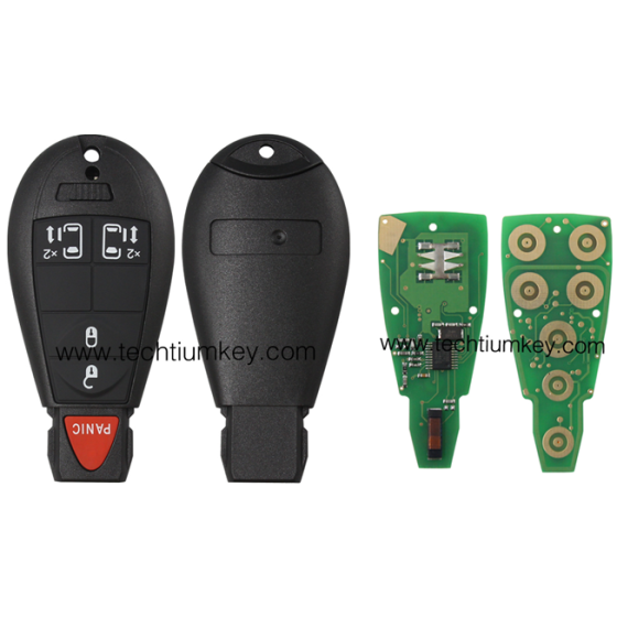 433Mhz 7941&46 Chip FCCID: M3N5WY783X IYZ-C01C 4+1  button remote key for Chrylser,Jeep,Dodge