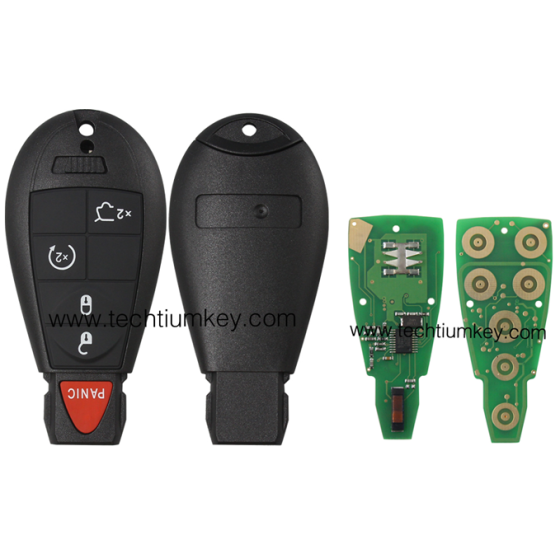 433Mhz 7941&46 Chip FCCID: M3N5WY783X IYZ-C01C 4+1  button remote key for Chrylser,Jeep,Dodge
