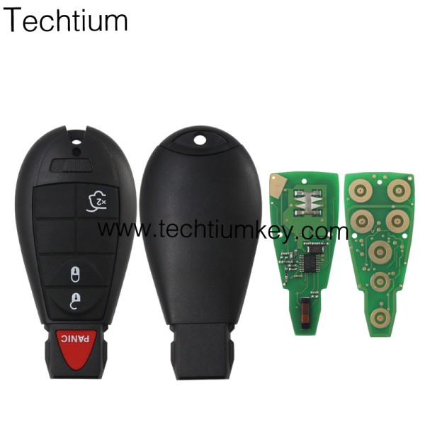 433Mhz 7941&46 Chip FCCID: M3N5WY783X IYZ-C01C 3+1  button remote key for Chrylser,Jeep,Dodge