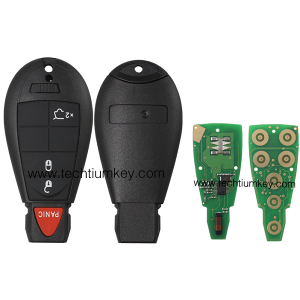 433Mhz 7941&46 Chip FCCID: M3N5WY783X IYZ-C01C 3+1  button remote key for Chrylser,Jeep,Dodge