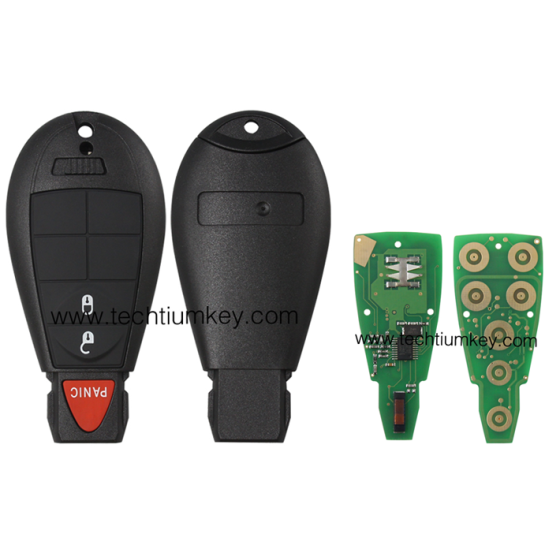 433Mhz 7941&46 Chip FCCID: M3N5WY783X IYZ-C01C 2+1  button remote key for Chrylser,Jeep,Dodge