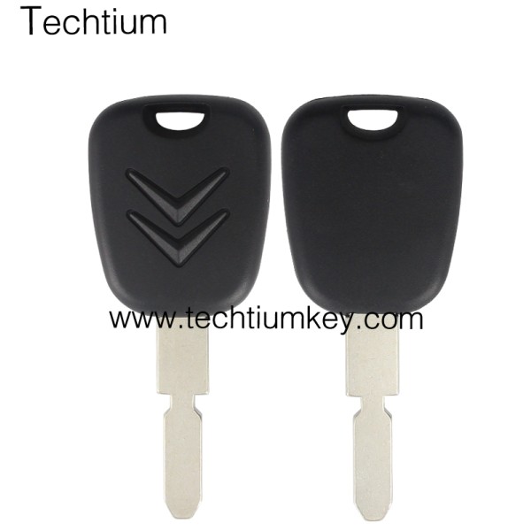 406 blade transponder key shell for Citroen
