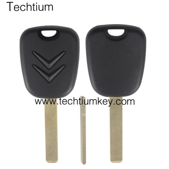307/VA2 blade transponder key shell for Citroen
