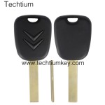 407/HU83 blade transponder key shell for Citroen