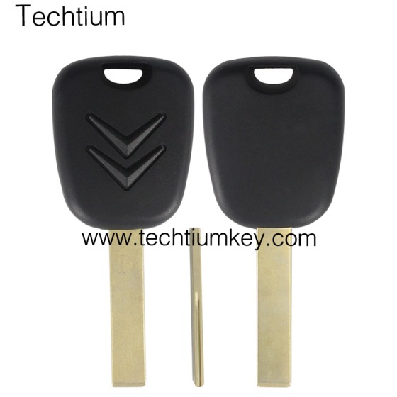 407/HU83 blade transponder key shell for Citroen