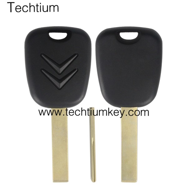 407/HU83 blade transponder key shell for Citroen