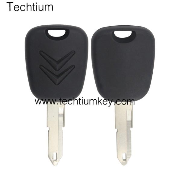 206 blade transponder key shell for Citroen