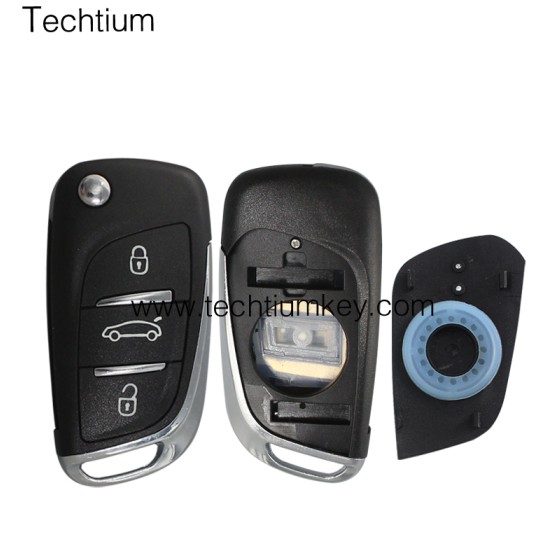 407 blade 3 button remote key shell for Citroen DS