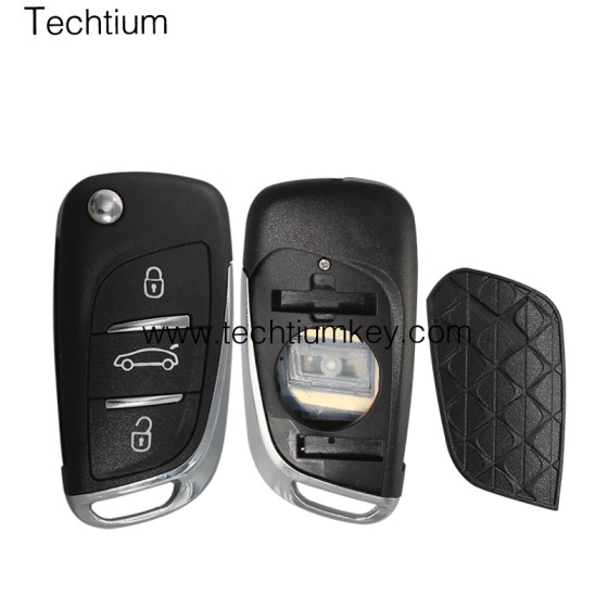 307 blade 3 button remote key shell for Citroen DS