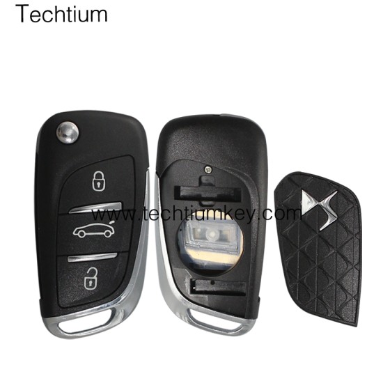 206 blade 3 button remote key shell for Citroen DS