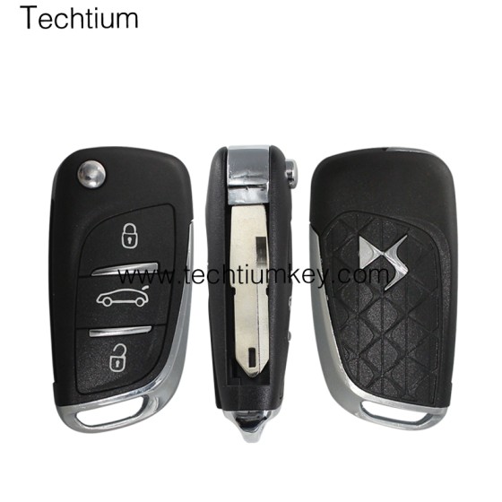 206 blade 3 button remote key shell for Citroen DS