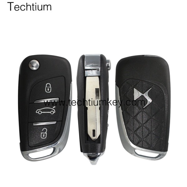 206 blade 3 button remote key shell for Citroen DS