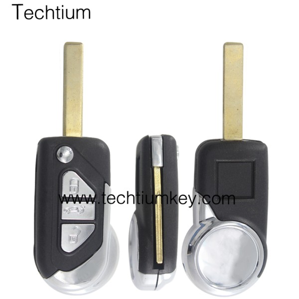407 blade 3 button remote key shell for Citroen