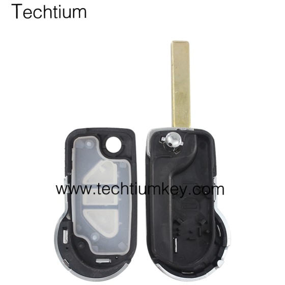 407 blade 3 button remote key shell for Citroen