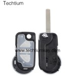 307 blade 3 button remote key shell for Citroen