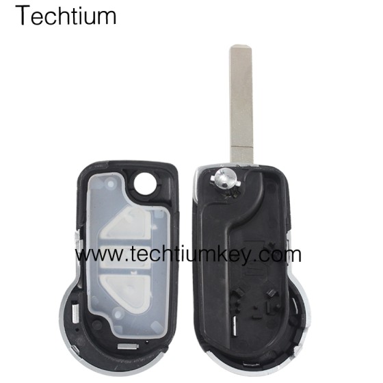 307 blade 3 button remote key shell for Citroen