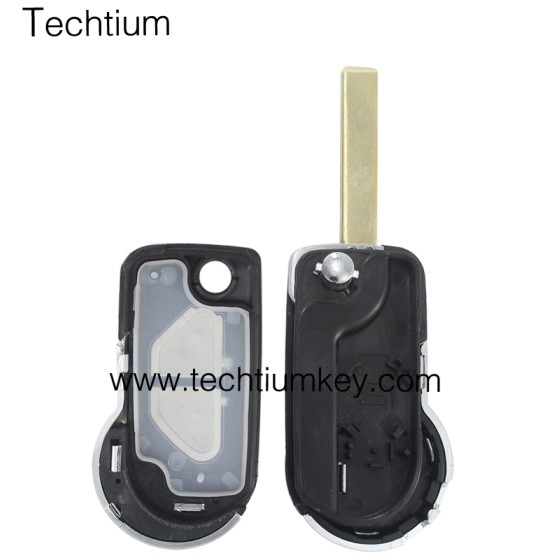 407 blade 2 button remote key shell for Citroen