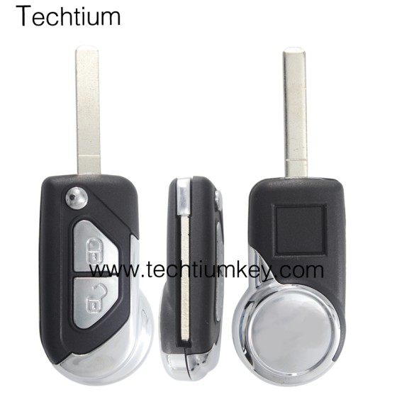 307 blade 2 button remote key shell for Citroen