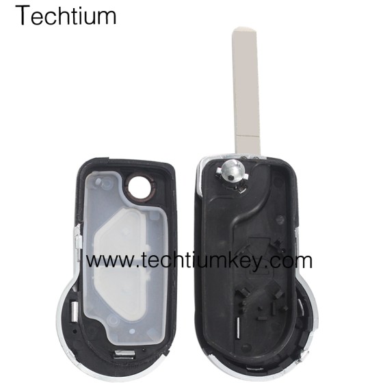 307 blade 2 button remote key shell for Citroen