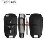 307 blade Truck button 3 button remote key shell for Citroen